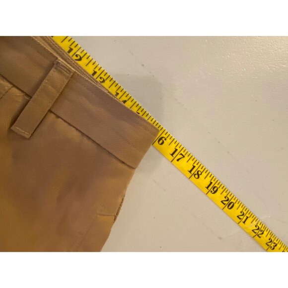 Ann Taylor Womens Wide Leg Tan Capri Pants Size 8 - Picture 9 of 10